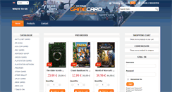 Desktop Screenshot of gamecard.lt